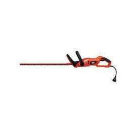 Black+Decker HH2455 Electric Hedge Trimmer, 3.3 A, 120 V, 3/4 in Cutting Capacity, 24 in L x 2-3/4 in W Blade