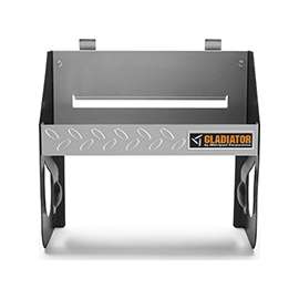 GLADIATOR GAWU12CCTG Clean Up Caddy, 25 lb Capacity, Metal, Granite, 12 in OAW, 12-3/8 in OAH, 6 in OAD