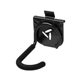 GLADIATOR GAWUXXVBRH Vertical Bike Hook, 30 lb, Steel, Granite, Powder-Coated
