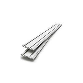 GLADIATOR GAWC042PZY Wall Channel, 75 lb Capacity, PVC, Gray, 48 in L, 6 in W