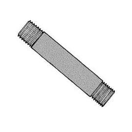 Prosource BN 11/2X30-S Pipe Nipple, 1-1/2 in, Male, Steel, SCH 40 Schedule, 30 in L