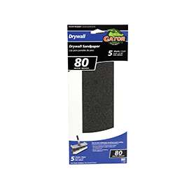 Gator 4486 Sandpaper, 11-1/4 in L, 4-1/4 in W, 80 Grit, Medium, Silicone Carbide Abrasive