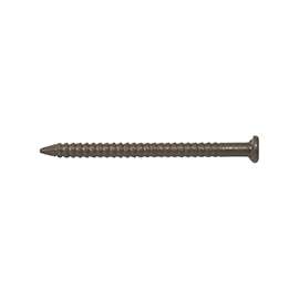 ProSource NTP-175-PS Panel Nail, 15D, 1-5/8 in L, Steel, Painted, Flat Head, Ring Shank, Dark Oak