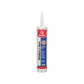 Red Devil 0115CA Siliconized Acrylic Caulk, Clear, 10.1 oz Cartridge