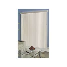 Simple Spaces MBV-78X84-V3L Window Blind, 84 in L, 78 in W, Vinyl, White