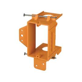 Carlon SC100A Mounting Bracket, PVC, Orange, Nail Mounting