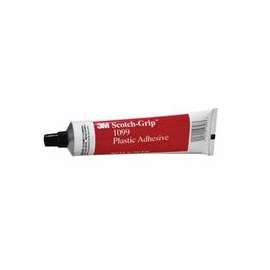 Scotch-Grip Plastic Adhesive 1099, 5 oz, Tube, Light Tan