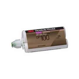 Scotch-Weld Two-Part Epoxy Adhesives, DP100 Plus, 1.7 oz, Dou-Pak, Clear