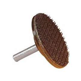 Hook and Loop Disc Pad Holder, Tall T Hook Type, 4 1/2 in Diameter