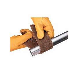 Scotch-Brite Cut and Polish Roll Pads, Medium, Tan