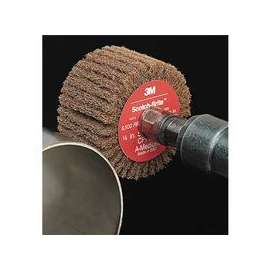 Scotch-Brite Flap Brush CPFB-S, 3 X 1/4, 8,500 rpm, Aluminum Oxide, Tan