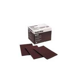 Scotch-Brite Hand Pads, Fine, Aluminum Oxide, Brown