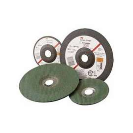 Green Corps Flexible Grinding Wheel, 7" Dia, 7/8 Arbor, 1/8" Thick, 36 Grit