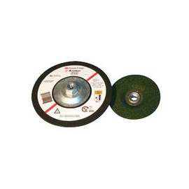 Flexible Grinding Wheel, Quick Change, 4 1/2 in Dia, 1/8 in Thick, 36 Grit