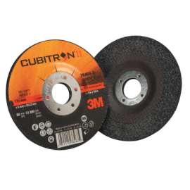Cubitron II Depressed Center Grinding Wheel, 4 1/2", 1/4" Thick, 7/8" Arbor