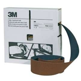 Utility Cloth Rolls 314D, 1 1/2 in x 50 yd, P120 Grit