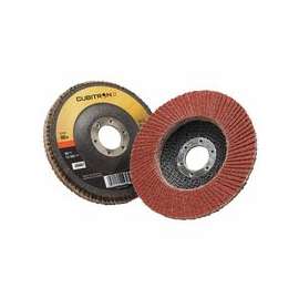 Cubitron II Flap Disc 967A, 4 1/2 in, 80 Grit, 7/8 in Arbor, 13,300 rpm, Type 27