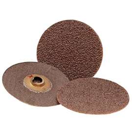 Roloc Discs 361F, Aluminum Oxide, 1 in Dia., 60 Grit