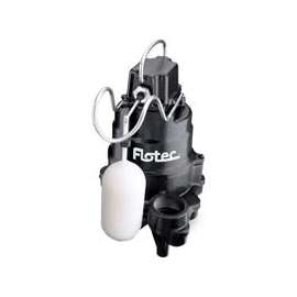 Flotec FPSC3350A Sump Pump, 1-Phase, 9.8 A, 115 V, 0.33 hp, 1-1/2 in Outlet, 24 ft Max Head, 2400 gph, Iron