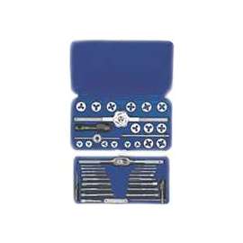 IRWIN POWER-GRIP 24606 Tap and Die Set, 41-Piece, HCS, Metallic