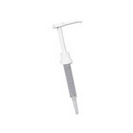 Plastic Pump for Hand Cleaner Dispensers, White/Clear