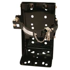 Vehicle Brackets, Steel, Black, 5 lb