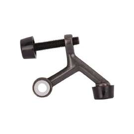 Prosource H20-B028-PS Light-Duty Hinge Pin Door Stop, 2-1/4 in Projection, Die-Cast Zinc & Plastic, Venetian Bronze