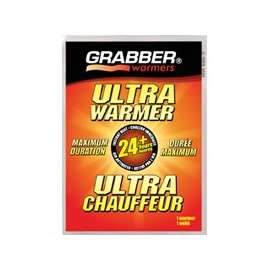 Grabber Warmers UWES Ultra Hand Warmer, 124 deg F Average, 24 hr Continuous Warmth