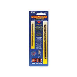 ARTU 01440 Drill Bit, 5/16 in Dia, 4-1/2 in OAL, Flat Flute, 2-Flute, 5/16 in Dia Shank, Straight Shank