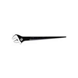 Adjustable-Head Construction Wrenches, 16 in Long, 1 1/2 in Opening, Black Oxide