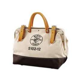 Canvas Tool Bag, 1 Compartment, 12 in X 6 in