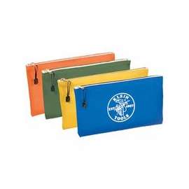 Canvas Zipper Bag Assortments, 12 1/2 in X 7 in, 4 per Pack