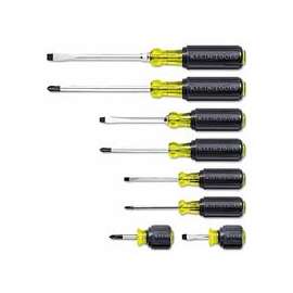 8 Pc. Cushion-Grip Screwdriver Sets, Phillips; Slotted