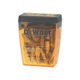 DeWALT DW2002B10 Standard Screwdriver Bit, #2 Drive, Phillips Drive, 1/4 in Shank, 1 in L, Steel