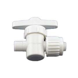 Flair-It 16892 Stop Valve, 1/2 x 3/8 in Connection, PEX x Male Compression, Plastic Body