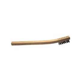 Welders Toothbrushes, 7 1/2", 3 X 7 Rows,Carbon Steel Wire, Wood Handle