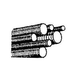 PFC 770053-BR Threaded Rod, 1/2-13 in Thread, 6 ft L, A Grade, Carbon Steel, Galvanized, NC Thread