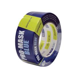 IPG PMD48 Masking Tape, 60 yd L, 1.88 in W, Crepe Paper Backing, Dark Blue