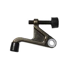 Prosource H20-B039-PS Heavy-Duty Hinge Pin Door Stop, 2-3/4 in Projection, Die-Cast Zinc & Plastic, Venetian Bronze