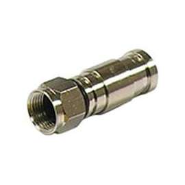 GB F GDC-6C Compression Connector, Nickel-Plated, Silver
