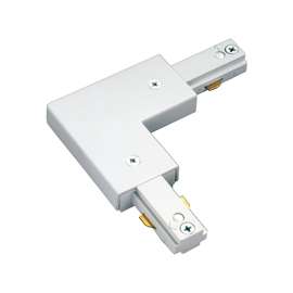 Eaton Lighting LZR203P Track Light L-Connector, White, For: Lazer Track Lamp holders and Halo Power-Trac Lamp holders