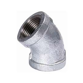 B & K 510-211BC Pipe Elbow, 4 in, Threaded, 45 deg Angle