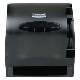 In-Sight Lev-R-Matic Roll Towel Dispenser, 13 3/10w x 9 4/5d x 13 1/2h, Smoke