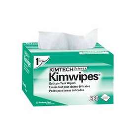 Kimtech Science Kimwipes Delicate Task Wipers, Pop-Up Box, White, 280 per box
