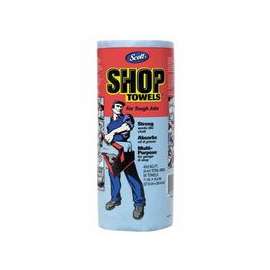 Scott Shop  Towels, Blue, 55 per roll
