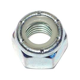 MIDWEST FASTENER 03653 Lock Nut, Coarse Thread, 1/2-13 Thread, Nylon, Zinc