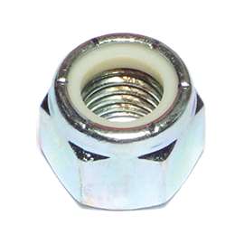 MIDWEST FASTENER 03655 Lock Nut, Coarse Thread, 5/8-11 Thread, Nylon, Zinc