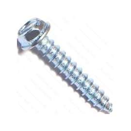 MIDWEST FASTENER 02948 Screw, #12 Thread, 1-1/4 in L, Coarse Thread, Hex, Slotted Drive, Self-Tapping, Sharp Point, Zinc