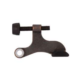 Prosource H20-B049-PS Deluxe Hinge Pin Door Stop, 2-5/8 in Projection, Die-Cast Zinc & Plastic, Venetian Bronze