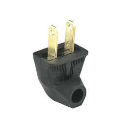 Eaton Wiring Devices 84BK-BOX Electrical Plug, 2 -Pole, 15 A, 125 V, NEMA: NEMA 5-15, Black